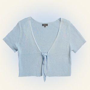 Debut super cute blue crop top ◟⊹